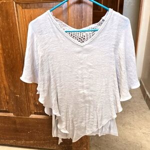 Elegant Cream Women's Top